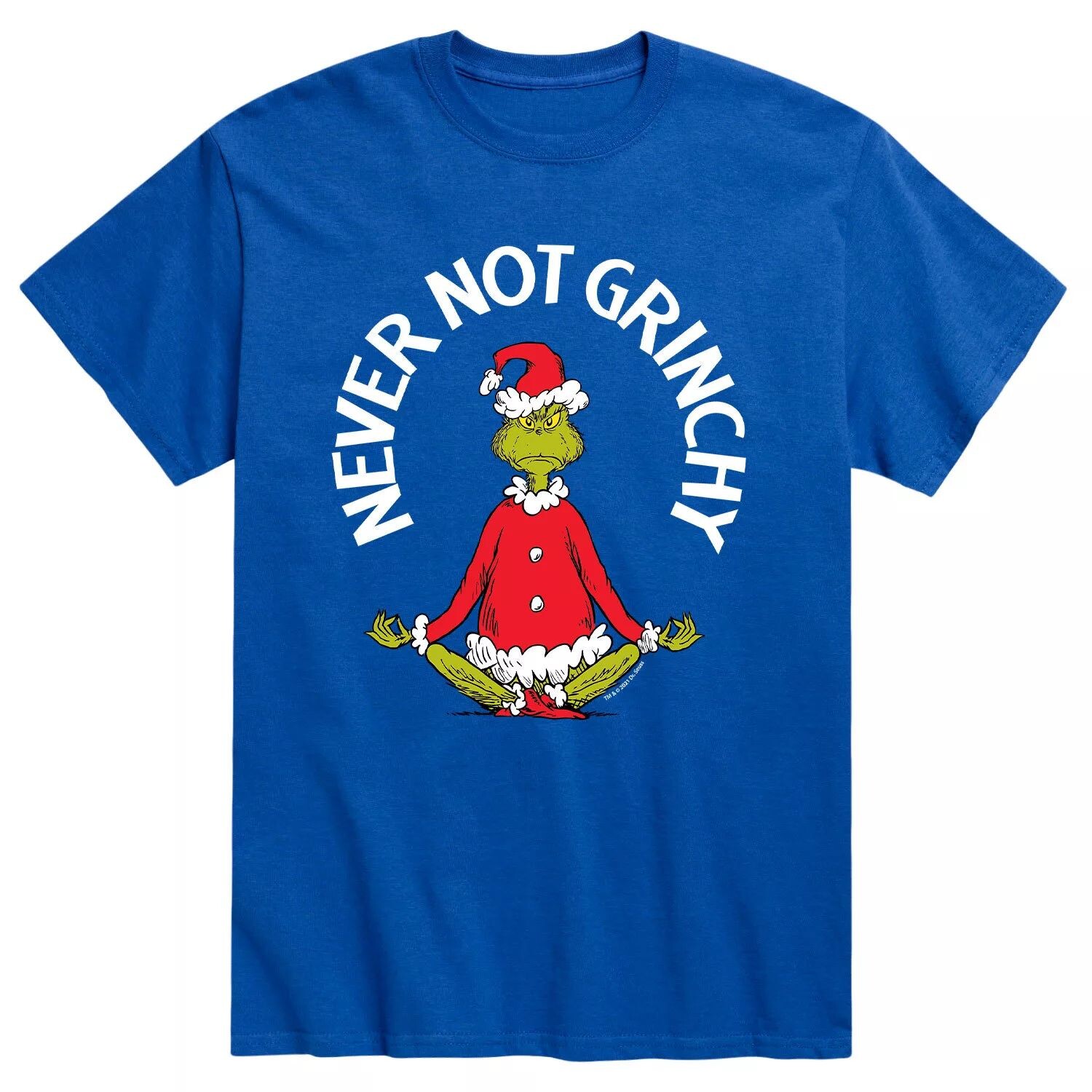 

Мужская футболка Доктор Сьюз Гринч "Never Not Grinchy" Licensed Character