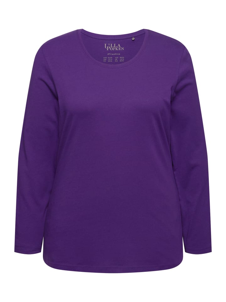 

Футболка Ulla Popken Shirt, цвет tiefes violett