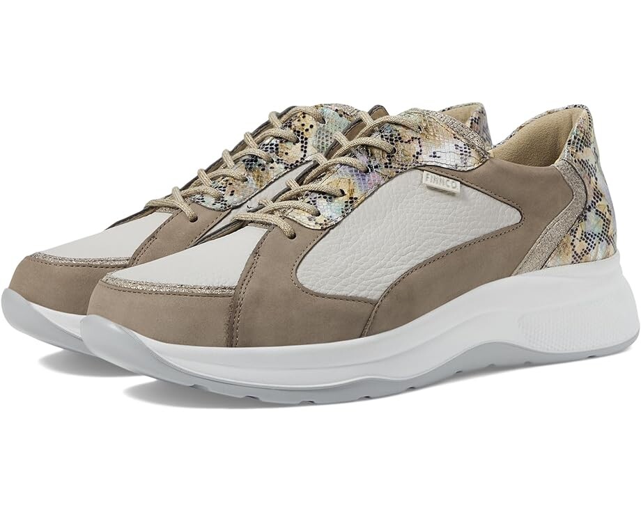 Кроссовки Finn Comfort Piccadilly, цвет Gravel/Beige/Multi/Oro Nubuk/Hillcrest/Jungle/Nero