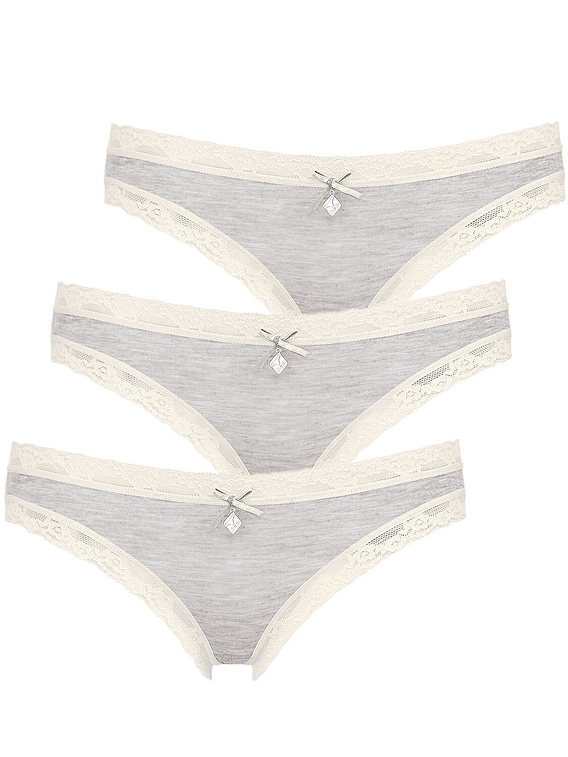 

Трусы Like It 3er Pack Mini, цвет ivory grey