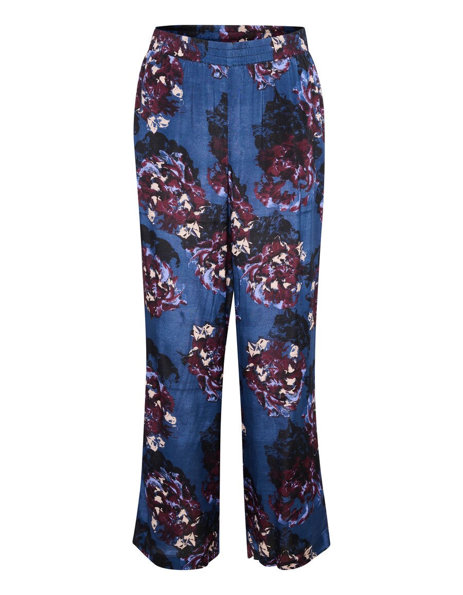

Тканевые брюки Kaffe Loose fit Pants Jilli, цвет marine blue/night blue