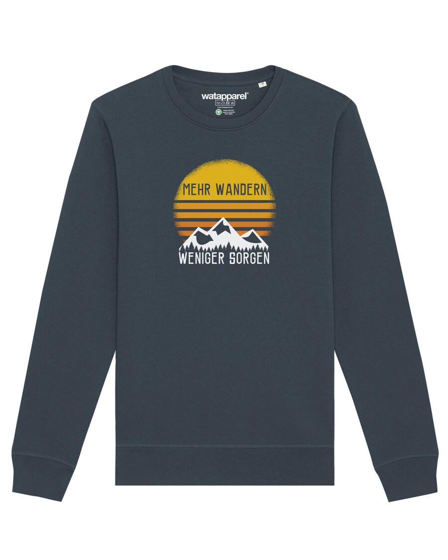 

Свитер Watapparel Sweatshirt Mehr Wandern, антрацит