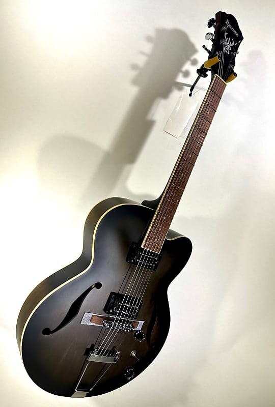 

Электрогитара Ibanez Artcore AF55 Hollowbody Electric Guitar Transparent Black - Pro Setup