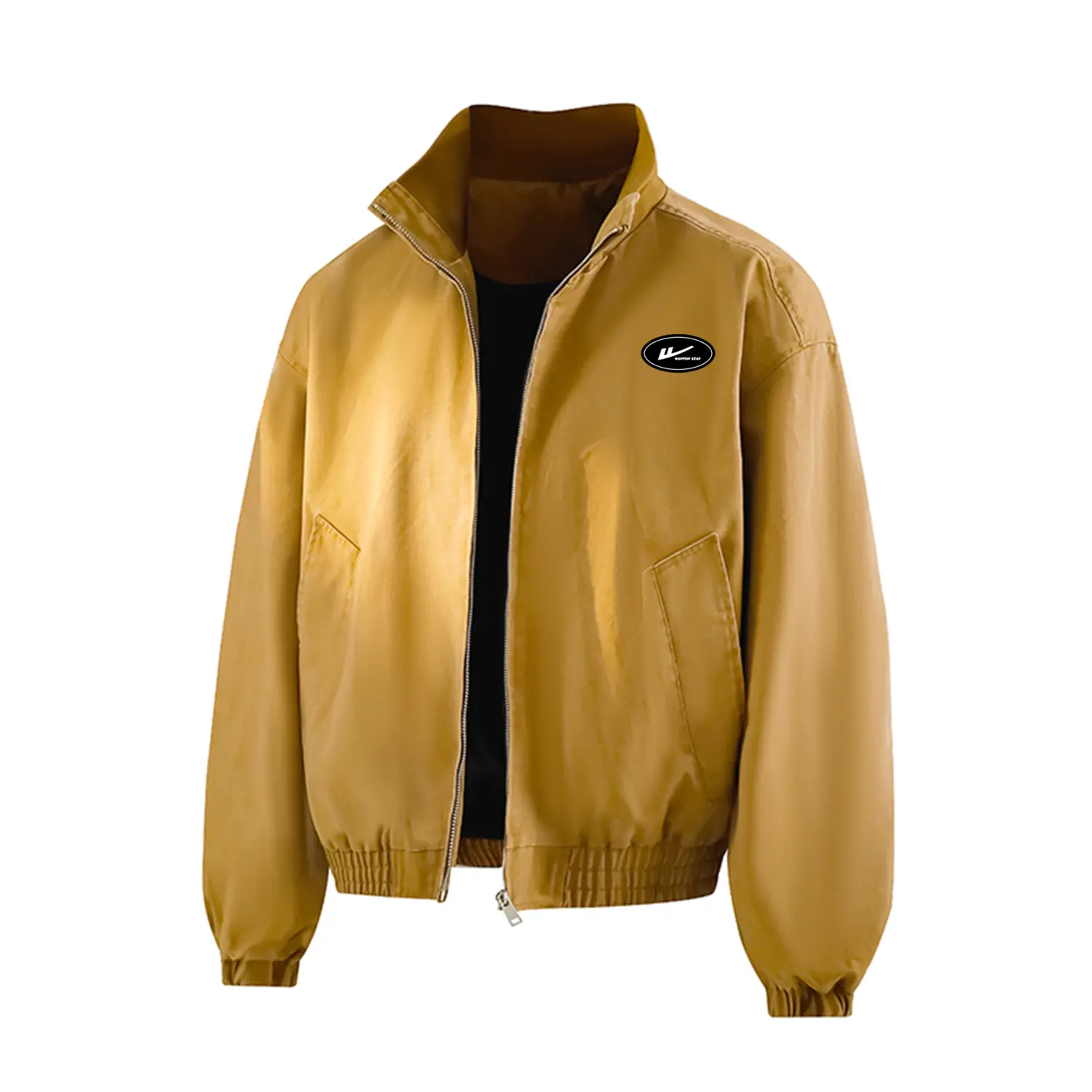 

Куртка Unisex Stand Collar Moderate Instructor WARRIOR, коричневый (diy badge)