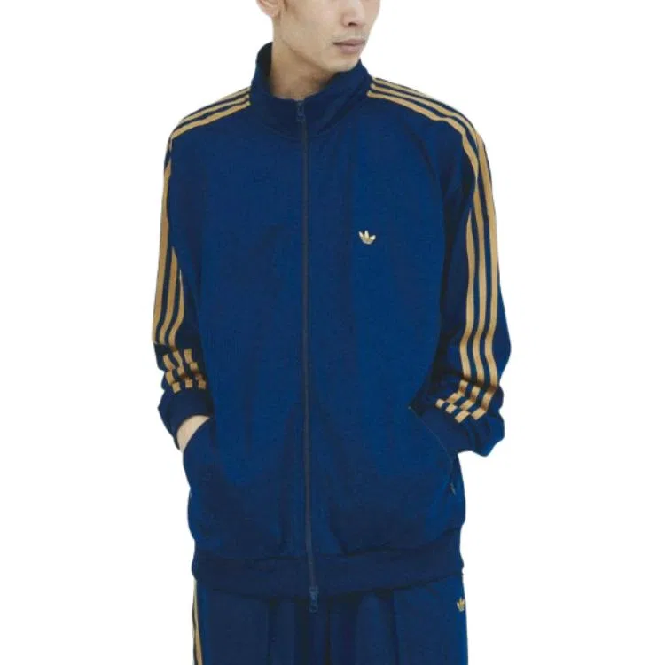 Куртка Adidas Originals BECKENBAUERTRACK SUIT сине-желтая
