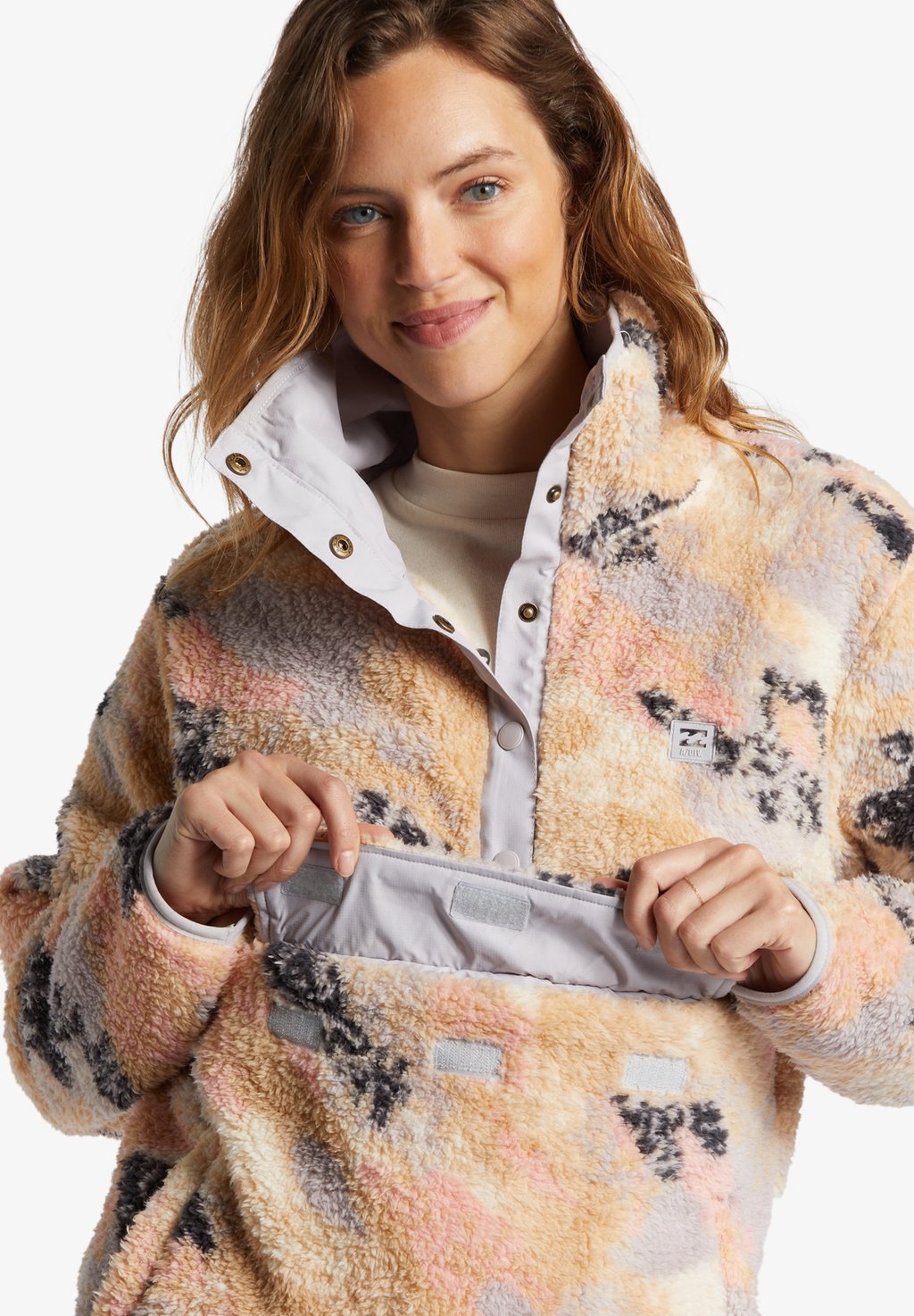 

Флисовый джемпер SWITCHBACK Billabong, серый