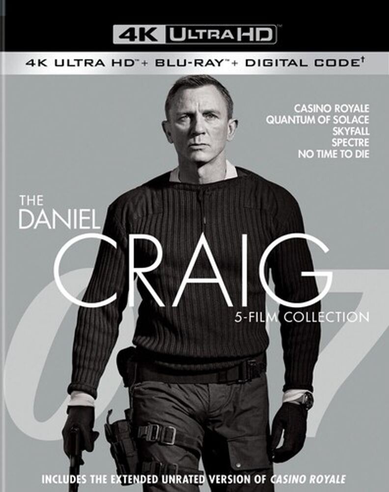 

Диск 4K UHD James Bond: Daniel Craig 5-Film Collection