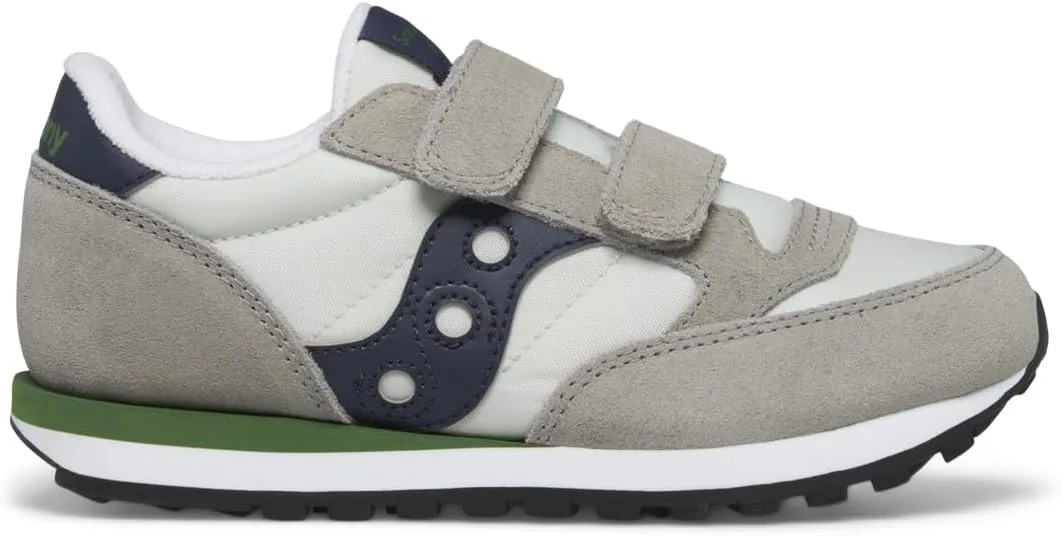 

Детские кроссовки Saucony Jazz Double Hook & Loop для унисекса, серый/темно-синий/зеленый