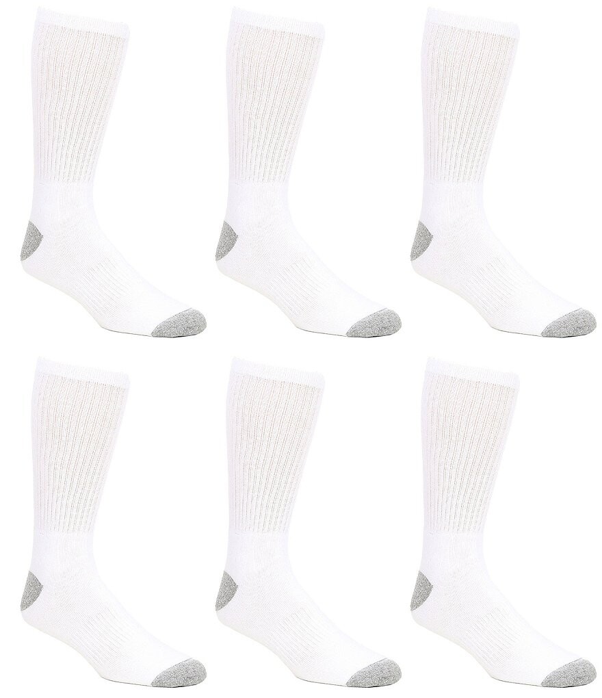 

Спортивные носки Gold Label Roundtree & Yorke Crew, 6 шт., белый