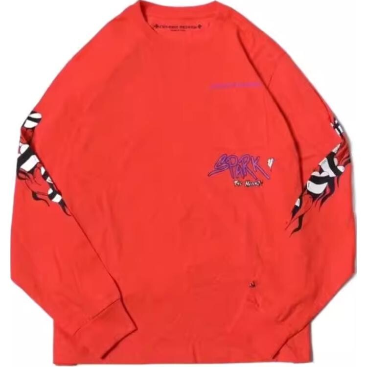 

Футболка мужская красная Chrome Hearts, красный
