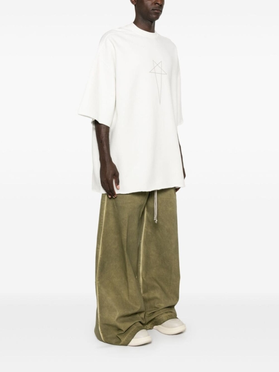 Rick Owens DRKSHDW футболка Tommy, белый — фото 3