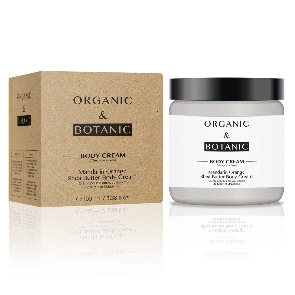 

Organic & Botanic Mandarin Orange Shea Butter Body Cream регенерирующий бальзам для тела 100 мл Skinchemists