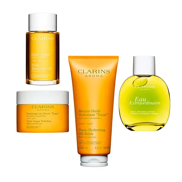 Тонизирующее масло для тела Huile Tonic Clarins, 100 ml — фото 4