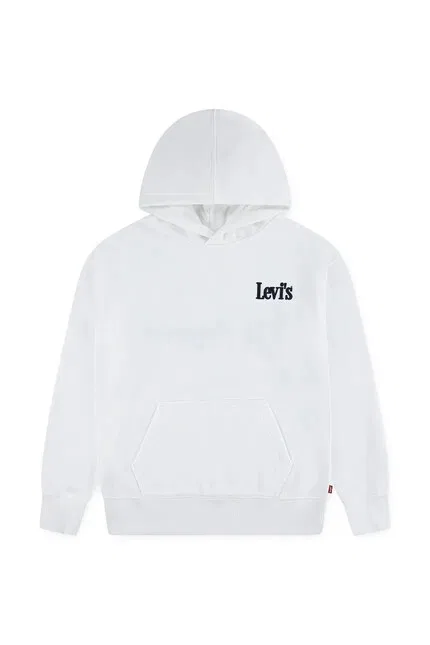 Худи детское Classic and Clean Hoodie Levi's, белый — фото 2