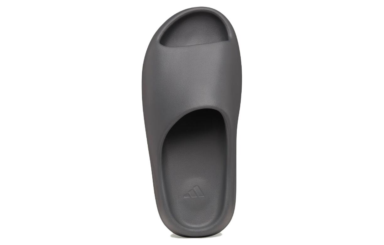 Adidas Originals Адидас Ориджиналс Yeezy Slide Гранит в тёмно-сером цвете, цвет Dark Gray — фото 4