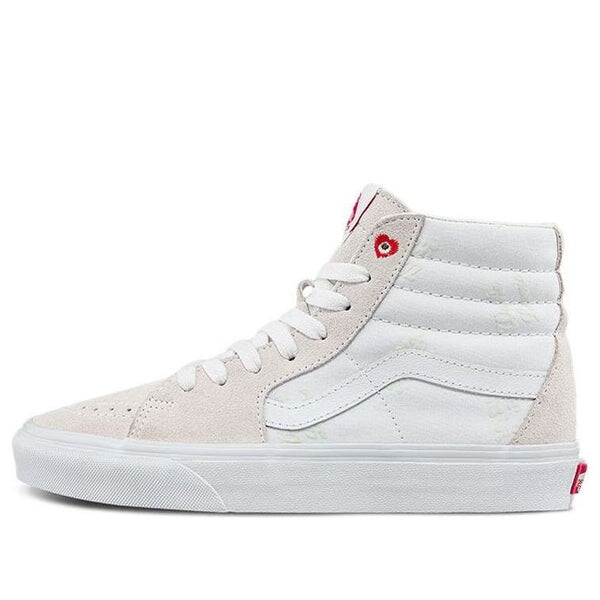 

Кроссовки sk8-hi high-top sneakers grey/white Vans, серый