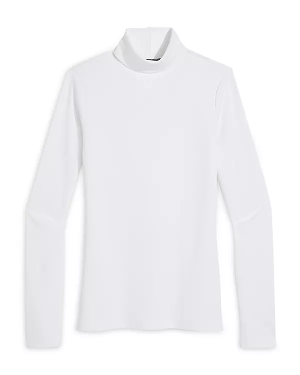 

Роскошный топ с высоким воротником Vineyard Vines, белый