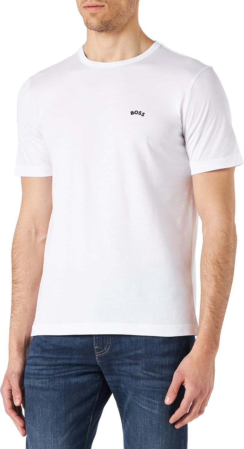

Футболка HUGO BOSS Tee Curved для мужчин (1 шт.), White (New - White100), Белый, Футболка HUGO BOSS Tee Curved для мужчин (1 шт.), White (New - White100)