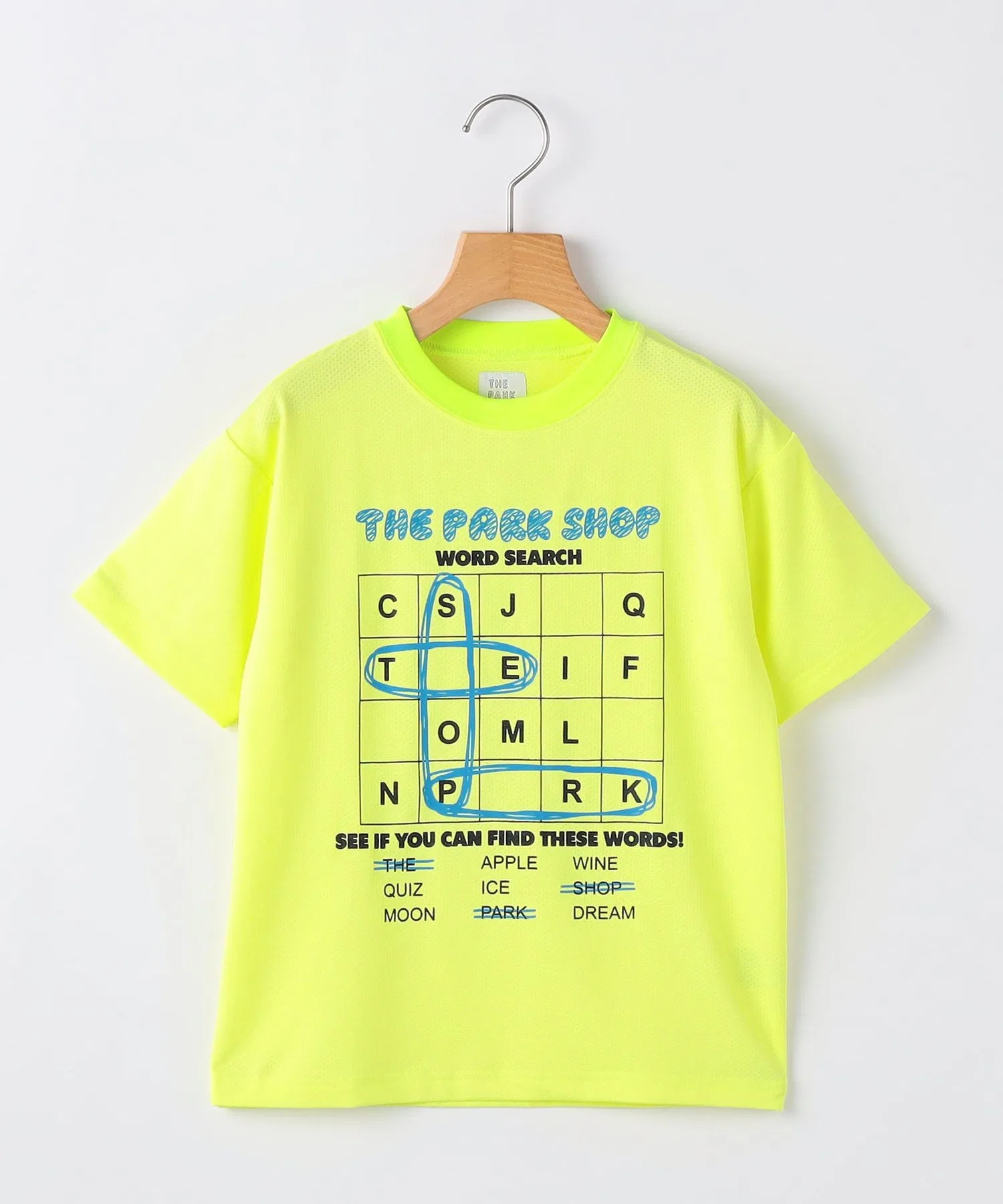 Детская футболка THE PARK SHOP WORD SEARCH Tシャツ