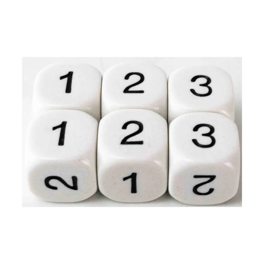

d3 — Белый с черным (3), Dice - Symbols, Functional & Unique Dice