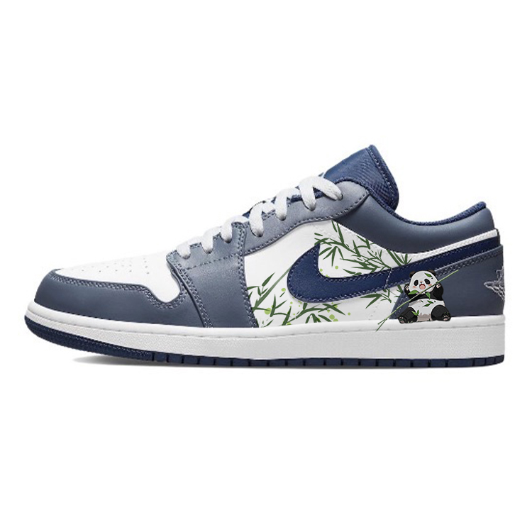 

Баскетбольные кроссовки Air 1 Durable Breathable Low Top Vintage, мужские, цвет морской волны Jordan, синий
