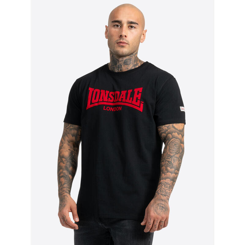 

Спортивная футболка Lonsdale, цвет schwarz/rot