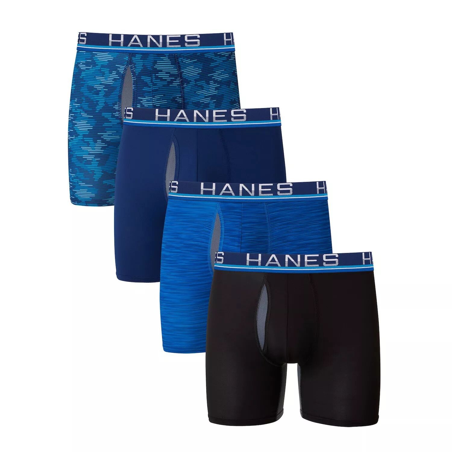 

Мужские трусы-боксеры Hanes Sport из 4 комплектов X-Temp Total Support Pouch