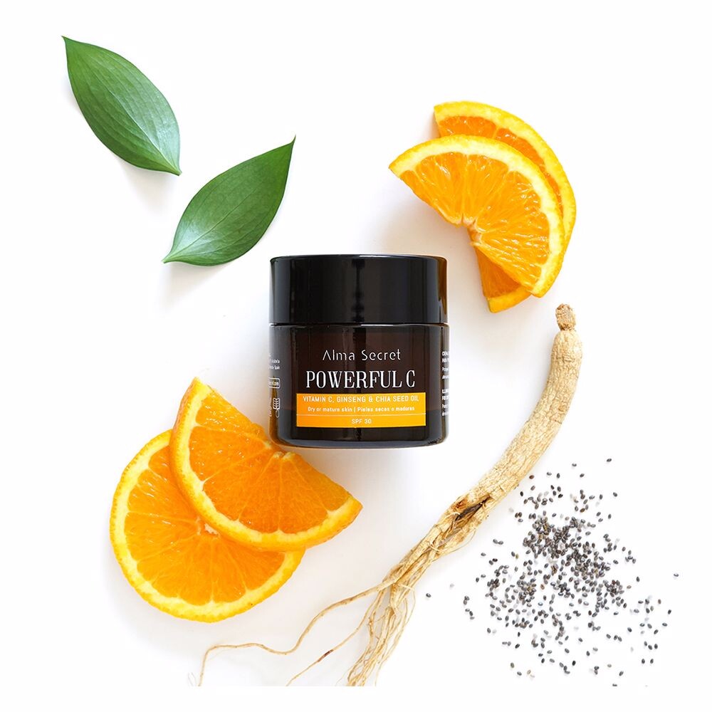 Крем для лица Alma Secret — Для ухода за лицом Powerful c antiedad iluminadora chía spf30, 50 мл — фото 3