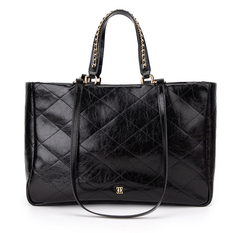 

ELLE Кожаная сумка через плечо Cow Leather Large для женщин, цвет Burgundy/Black