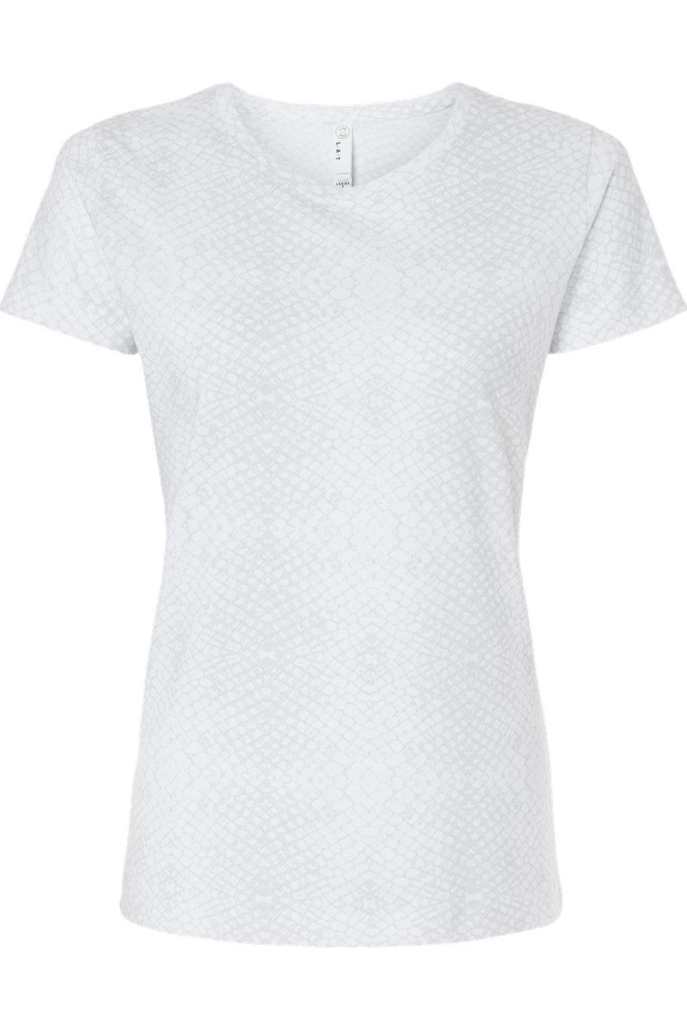 

Женская футболка LAT Fine Jersey, цвет white reptile