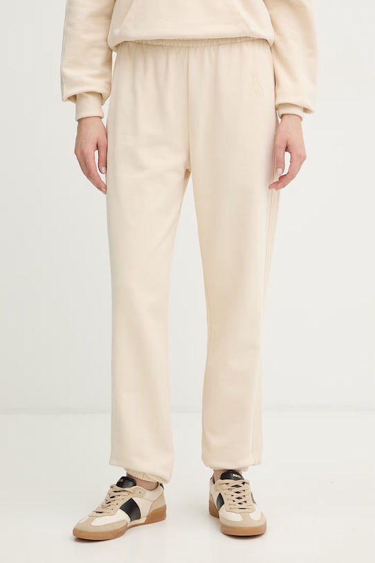 

Хлопковые спортивные штаны Patrizia Pepe, бежевый