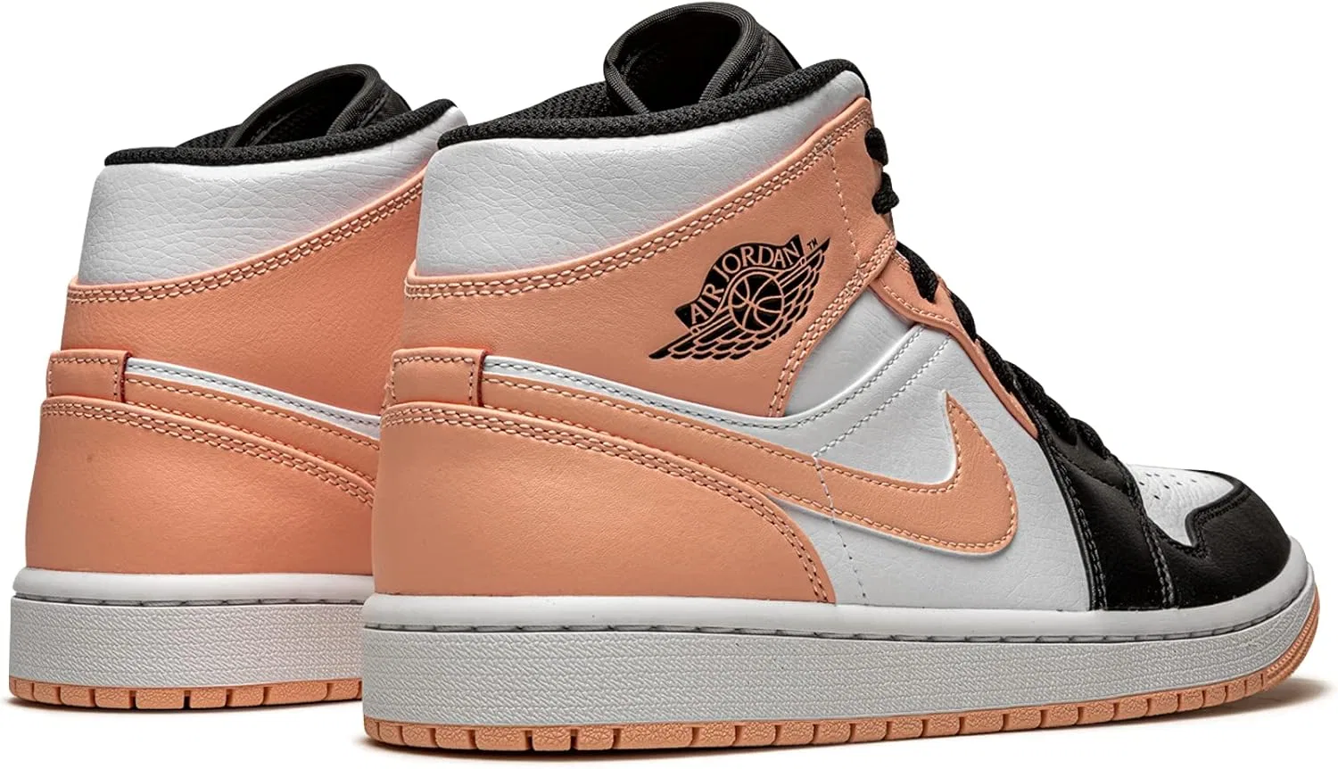 Кроссовки мужские Nike Court Borough Mid Winter, цвет Crimson Tint/White-black — фото 3
