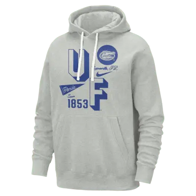 

Худи Nike Florida Club, цвет Birch/Heather/Grey Fog/Game Royal