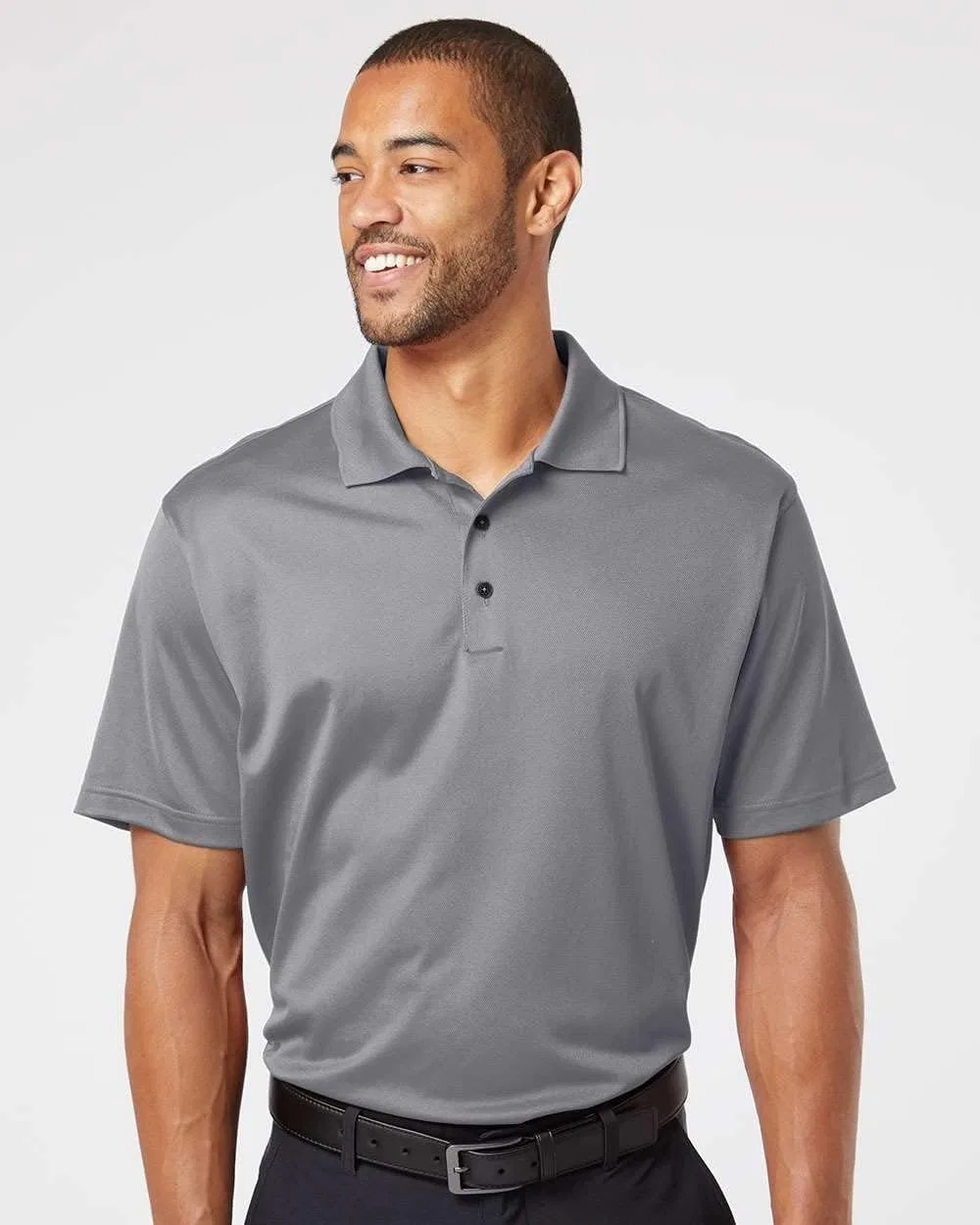 Поло adidas Climalite Solid, Zone/Black
