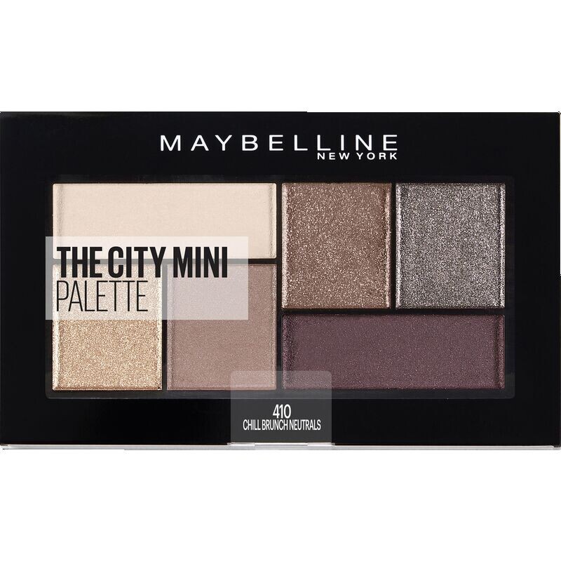 

Палитра теней The City Mini № 410 Chill Brunch Neutrals Maybelline New York, 6 g