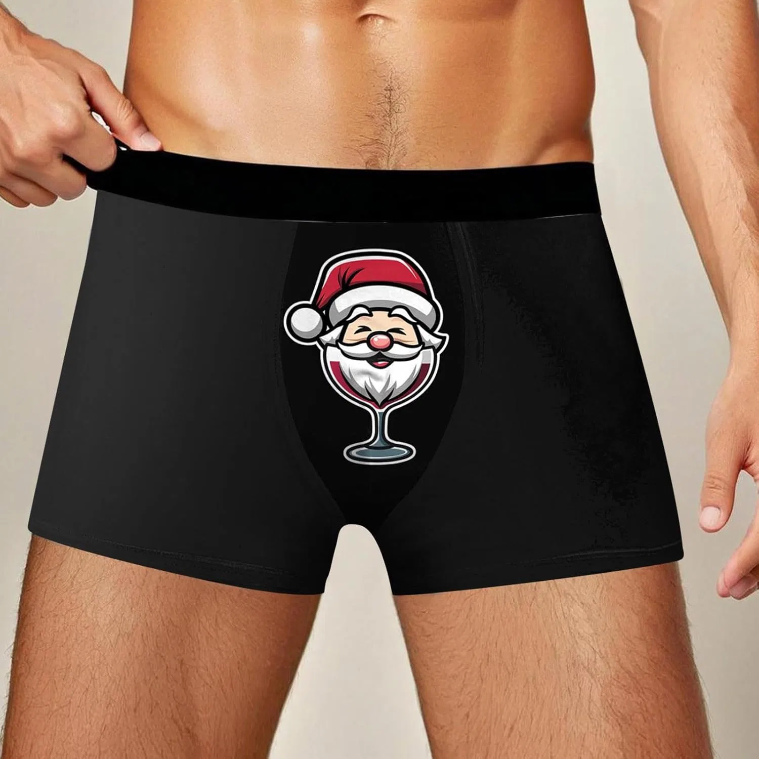Боксеры принт Christmas, Black — фото 3