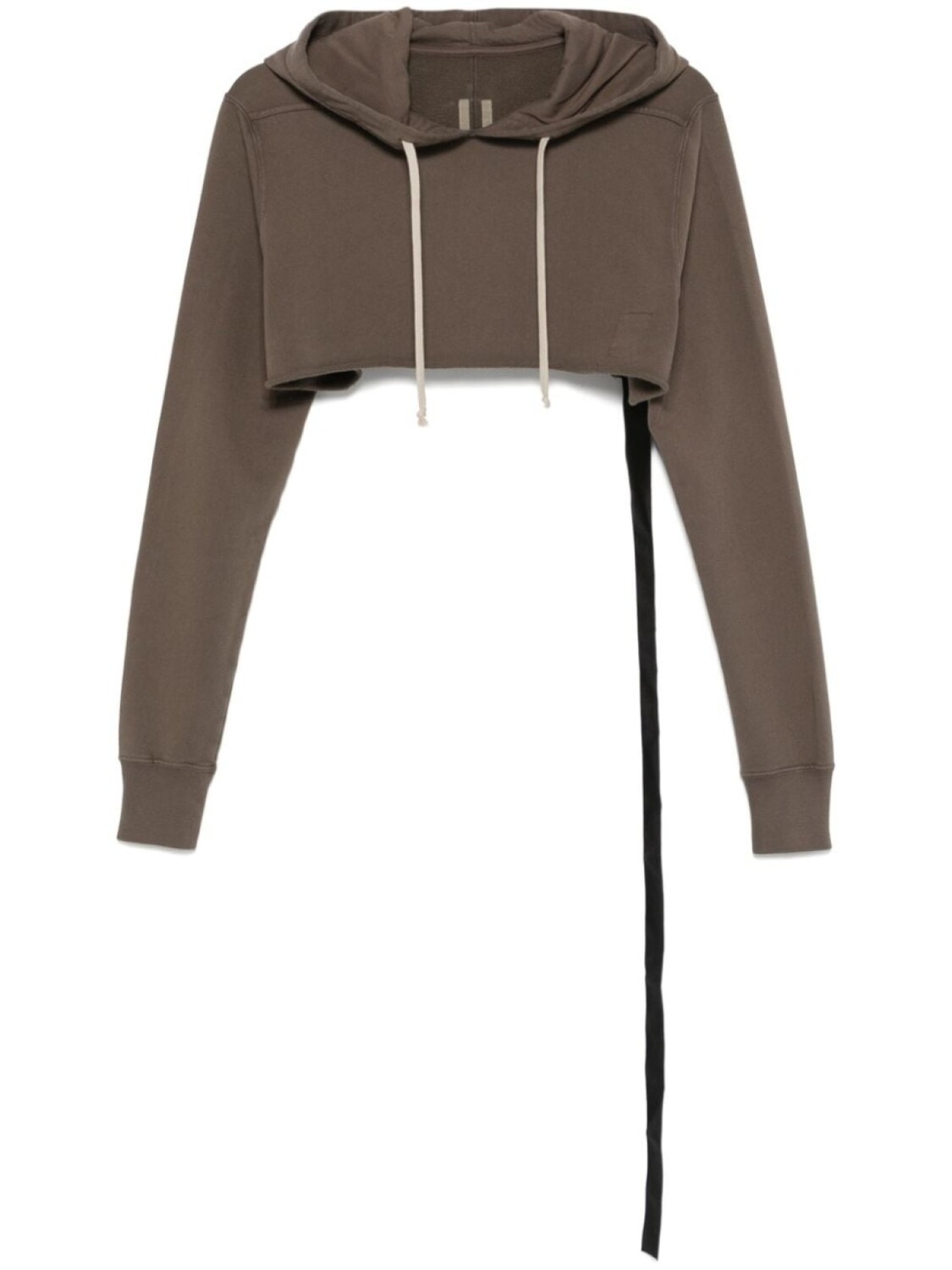 

Укороченная толстовка с капюшоном Rick Owens DRKSHDW, серый