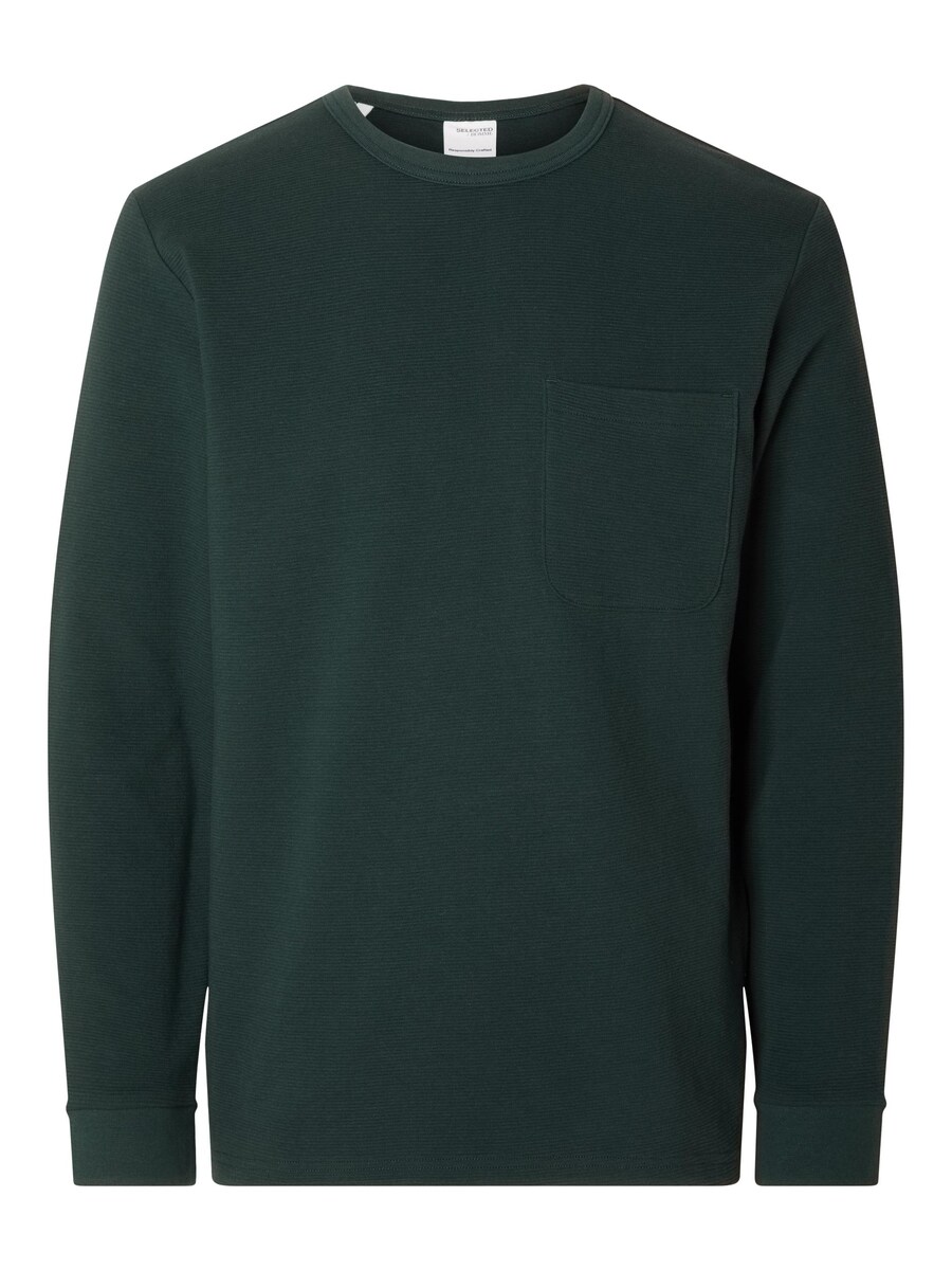 

Лонгслив SELECTED HOMME Shirt Colin, темно-зеленый
