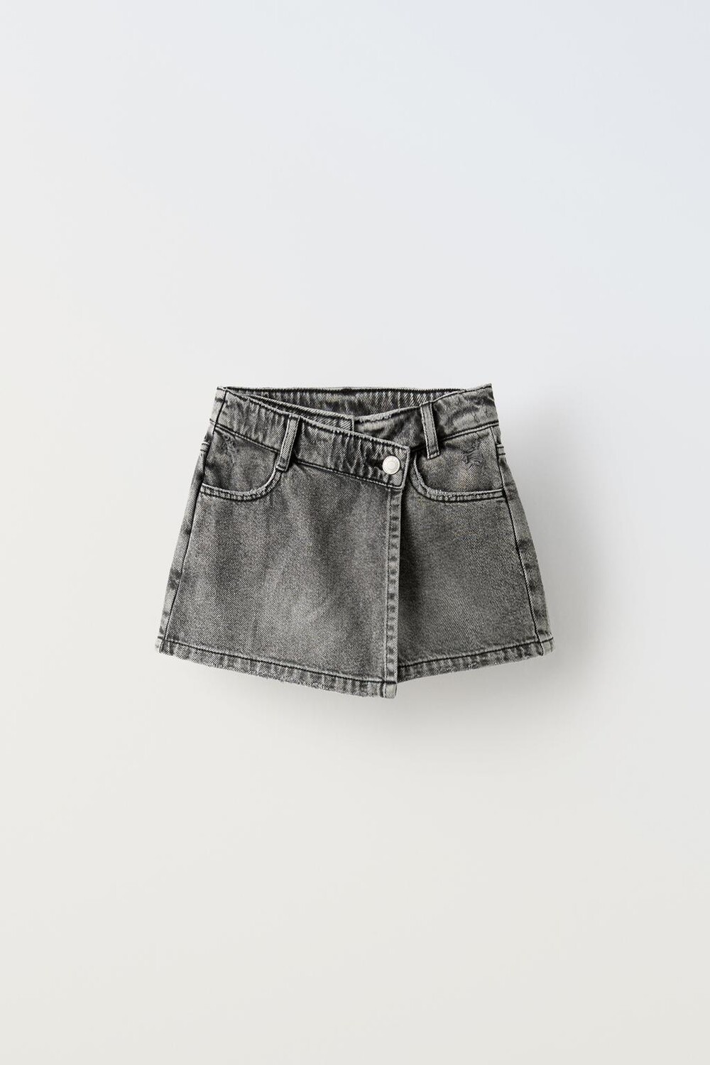 

Джинсовая бермудская шорты ZARA, черный