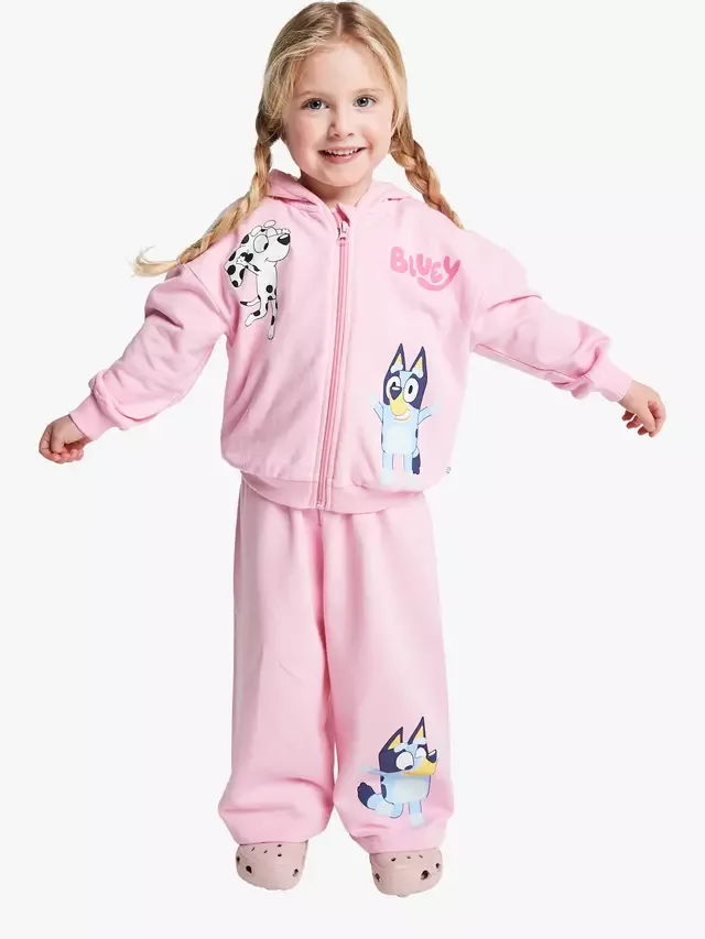 Детский хлопковый комплект Brand Thread Bluey: футболка и шорты, разноцветные Brand Threads, Pink