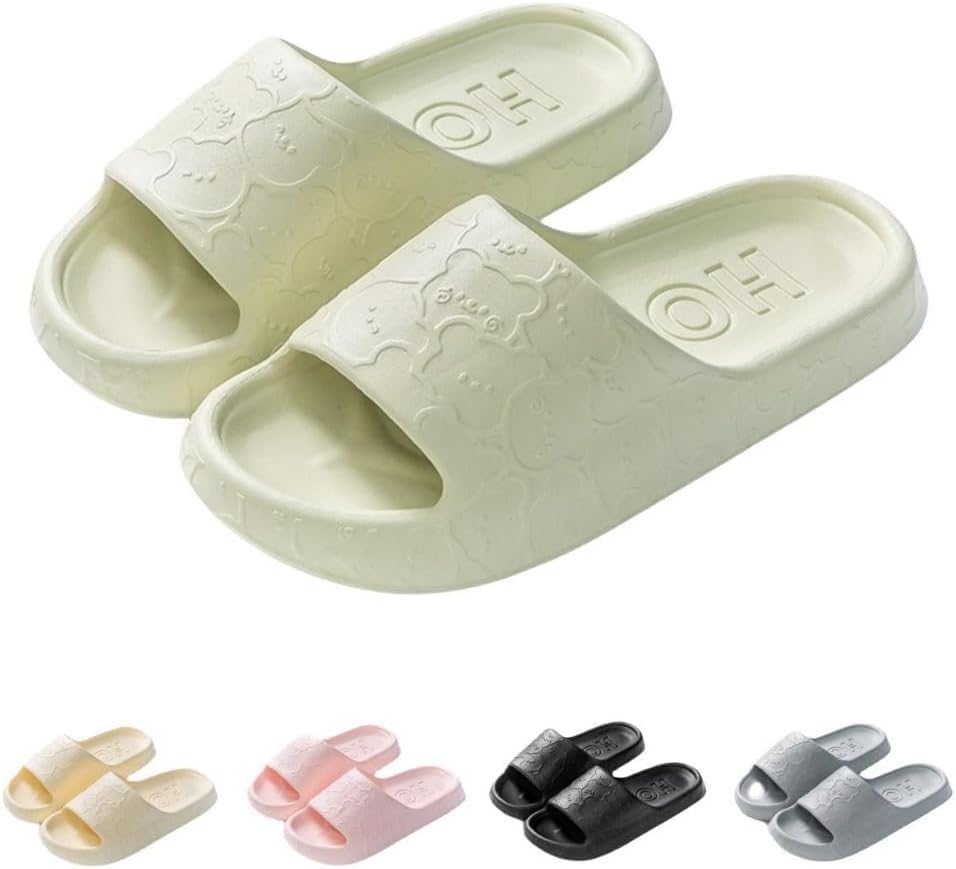 

Милые шлепанцы с мишкой для женщин Albiva, зеленый