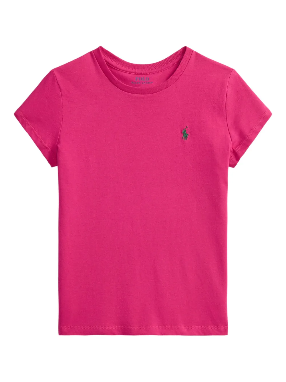 

Футболка с вышивкой POLO RALPH LAUREN KIDS, розовый