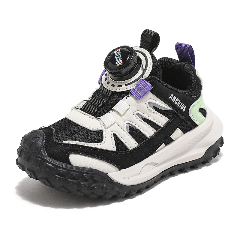 

ABC KIDS Детские кроссовки с мягкой подошвой, износостойкие, нескользящие, бежево-черные