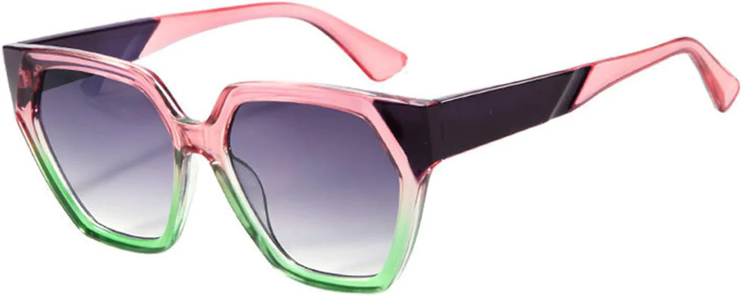 

Модные винтажные солнцезащитные очки «кошачий глаз» от Helena для женщин, мужчин и дам, большого размера, неправильной формы, квадратной формы, трендовые модели, C5