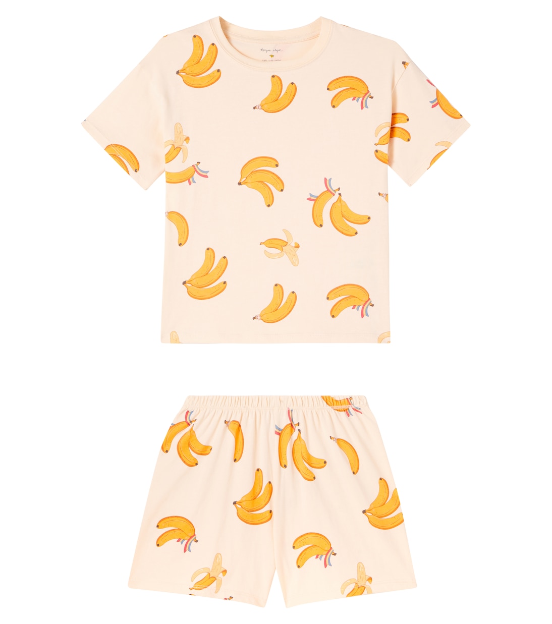 

Комплект из футболки и шорт из хлопка с принтом Линь Konges Sløjd, Go Bananas