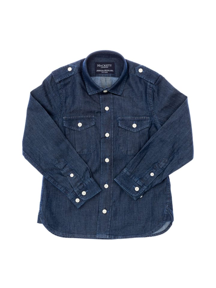 

Рубашка Hackett London, синий