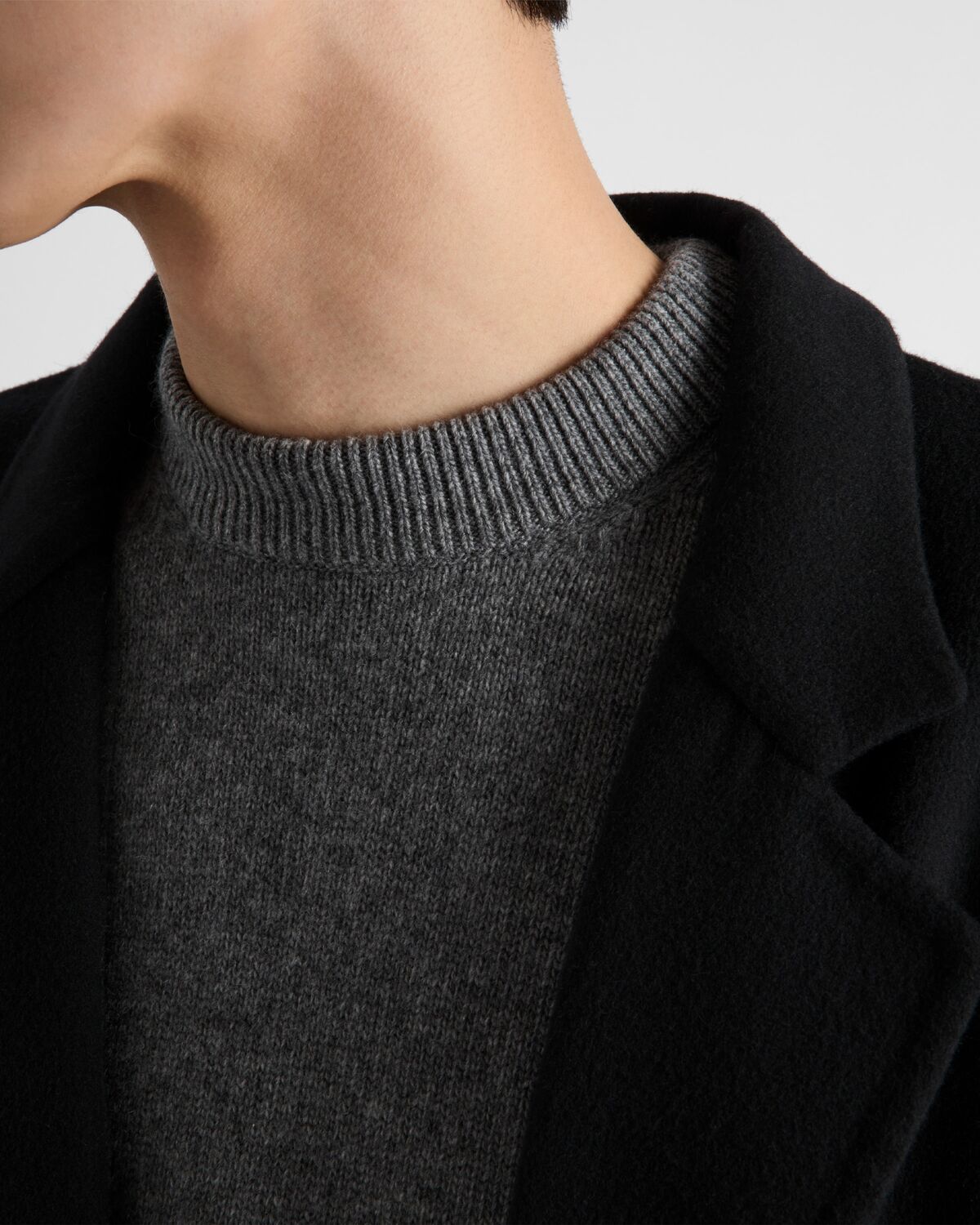 Кашемировый свитер с короткими рукавами Re-Cashmere Prada, коричневый — фото 4