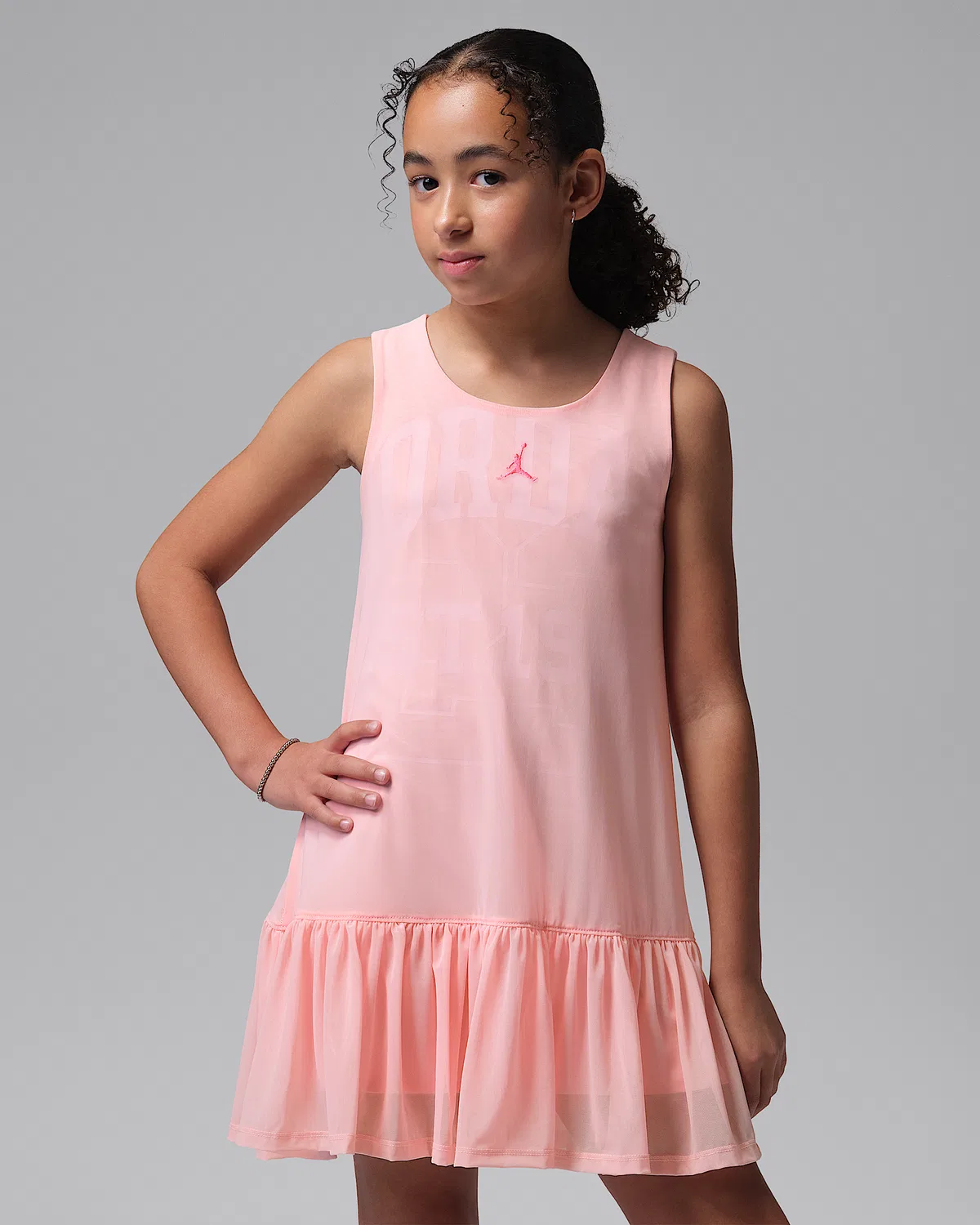 Детское платье Dri-FIT Layered Jordan Secret Diary, Pink Bloom