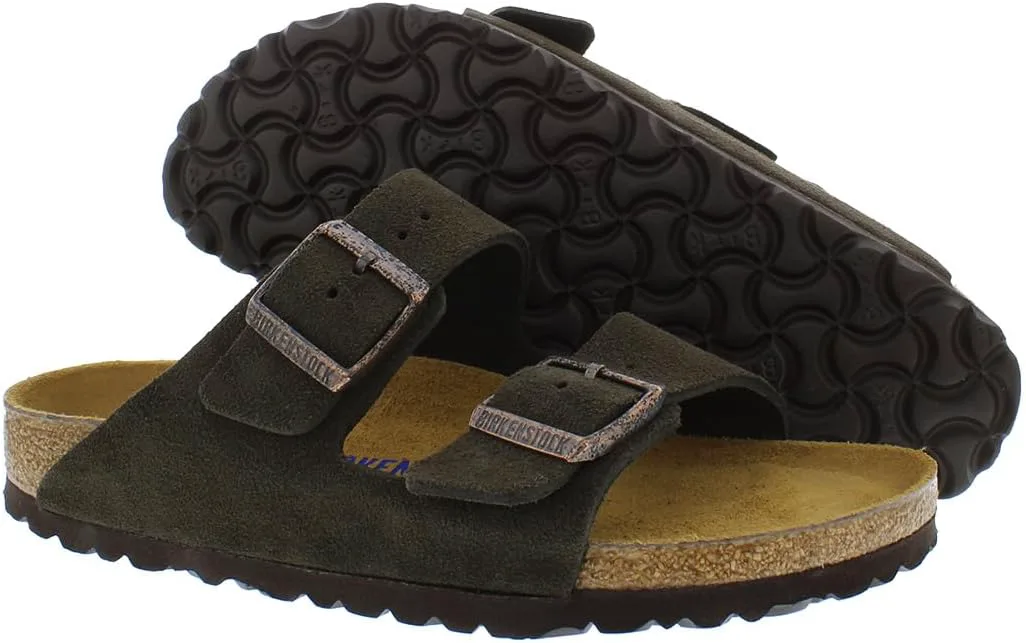 Унисекс сандалии Birkenstock Arizona на слайде, мокко/коричневый — фото 4