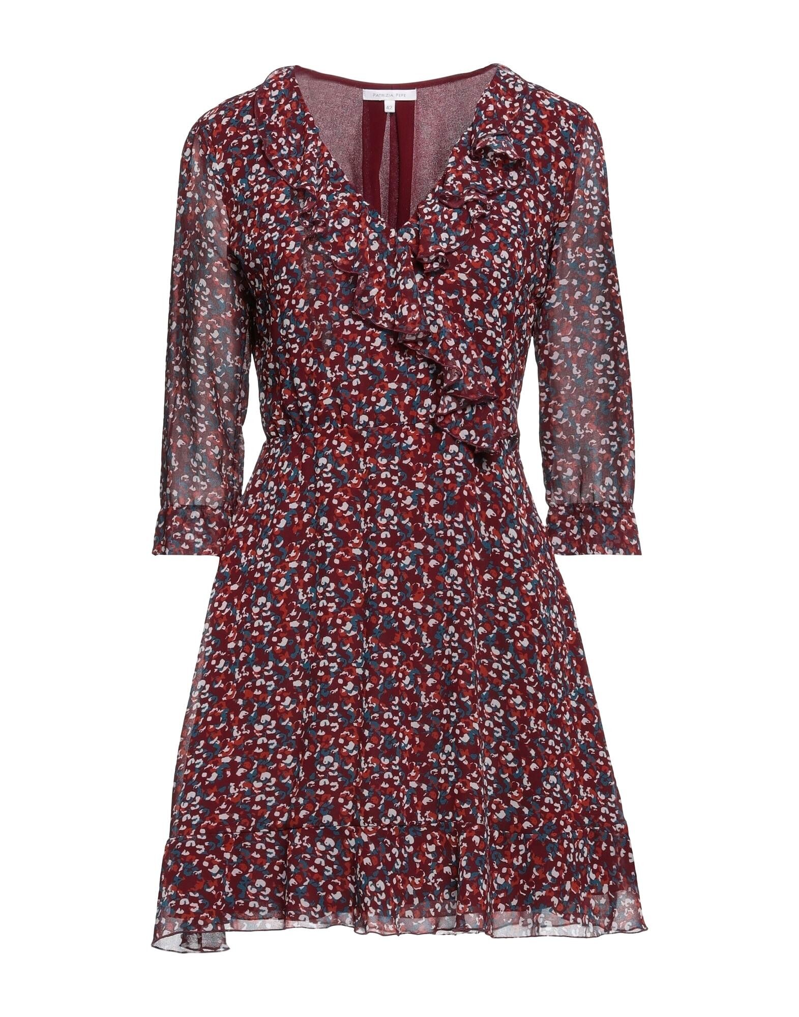 

Мини-платье Patrizia Pepe, бордовый